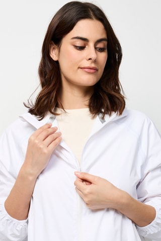 Parca com capuz Copenhagen - Branco