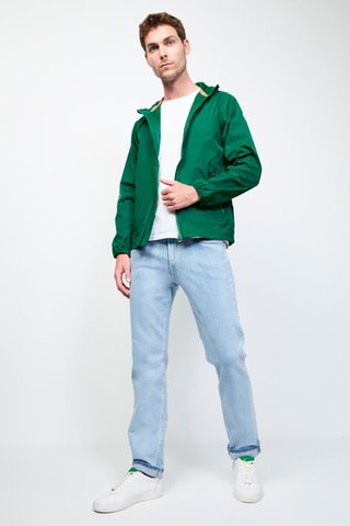 Corta-vento com capuz Manille - Verde-escuro