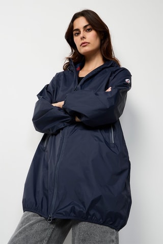 Parca com capuz Copenhagen - Azul-marinho