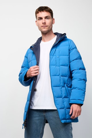 Parca reversível Hamilton - Azul-marinho e azul-celeste