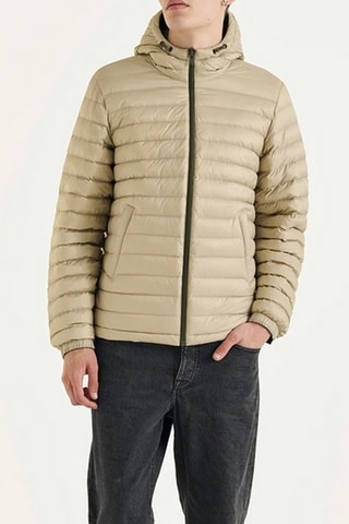 Blusão ajustável reversível Bergen - Caqui e bege