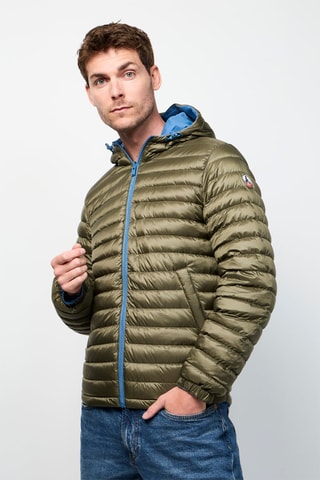 Casaco reversível Bergen - Azul e caqui