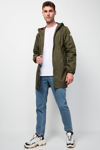 Corta-vento com capuz Stockholm - Caqui