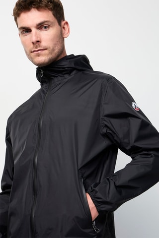 Corta-vento com capuz Manille - Preto