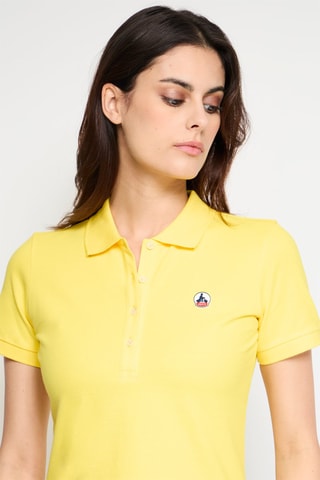 Polo en coton organique Franca - Jaune