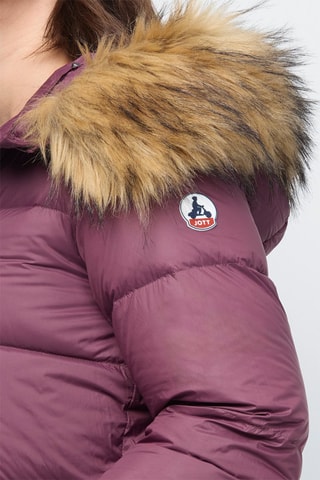 Doudoune à capuche Luxe 2.0 - Aubergine