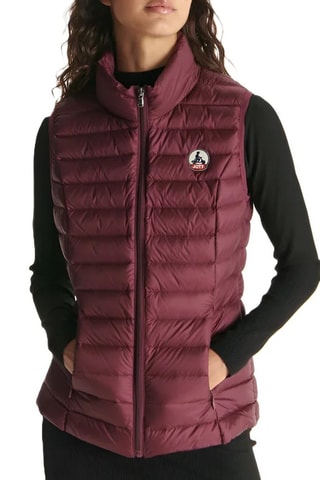 Colete acolchoado Seda - Beringela