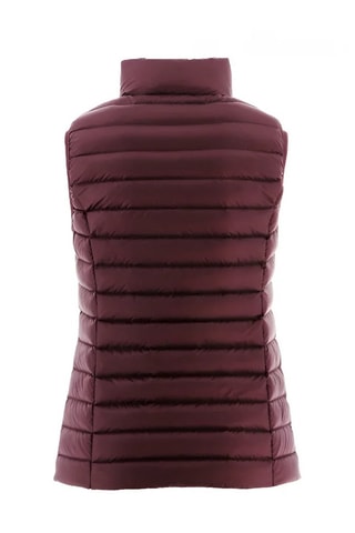 Colete acolchoado Seda - Beringela