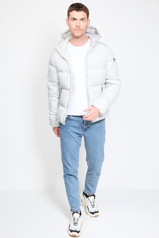 Blusão com capuz Toledo - Cinzento-claro