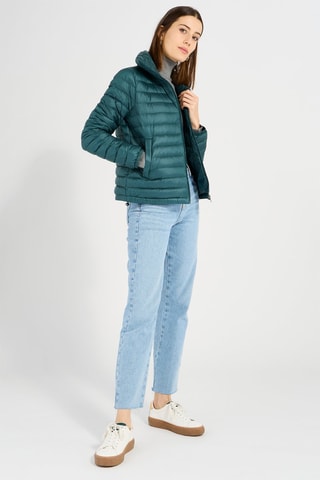 Doudoune à capuche Louisa - Vert foncé