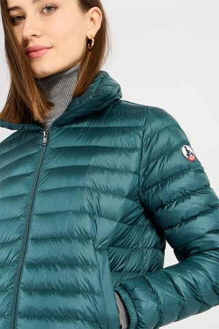 Doudoune à capuche Louisa - Vert foncé