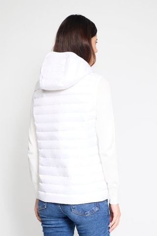 Colete acolchoado Mali - Branco