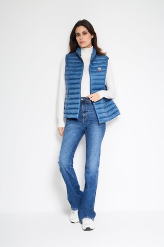 Colete acolchoado Seda - Azul-escuro