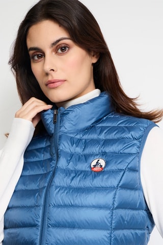 Colete acolchoado Seda - Azul-escuro