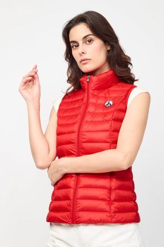 Colete acolchoado Seda - Vermelho