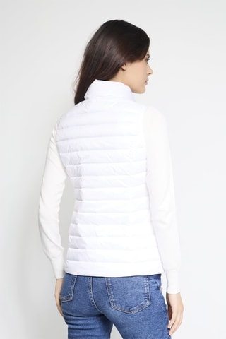 Colete acolchoado Seda - Branco