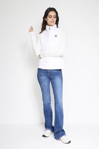 Colete acolchoado Seda - Branco