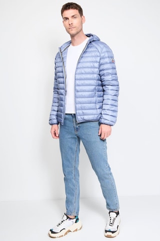 Blusão com capuz Nico - Azul-celeste