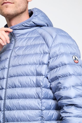 Blusão com capuz Nico - Azul-celeste