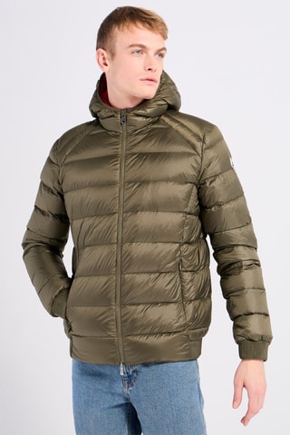 Blusão acolchoado com capuz Nat - Caqui