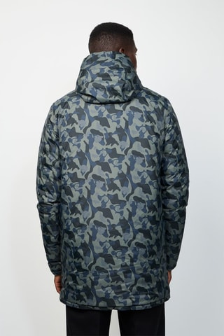 Blusão leve com capuz reversível Amsterdam - Caqui e preto