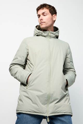 Blusão reversível Amsterdam - Sálvia e caqui