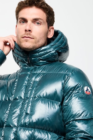 Blusão comprido Claus - Verde-escuro