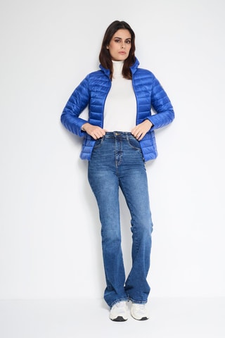 Doudoune à capuche Cloe - Bleu roi