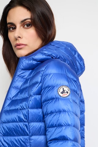 Doudoune à capuche Cloe - Bleu roi