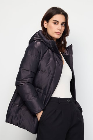 Doudoune à capuche Laponi - Violet foncé