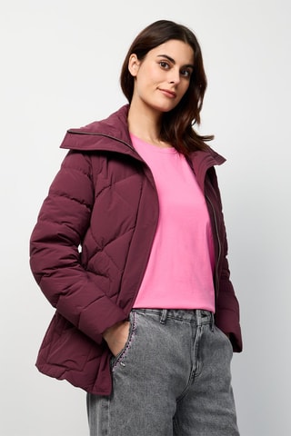 Doudoune Anita - Aubergine