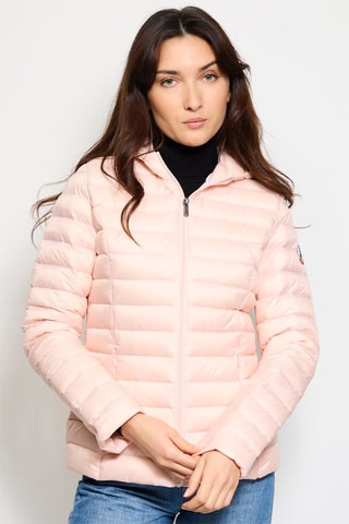 Doudoune à capuche Cloe - Rose poudré
