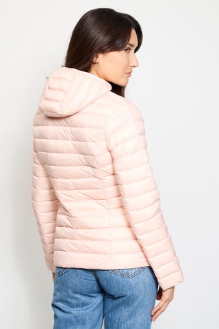 Doudoune à capuche Cloe - Rose poudré