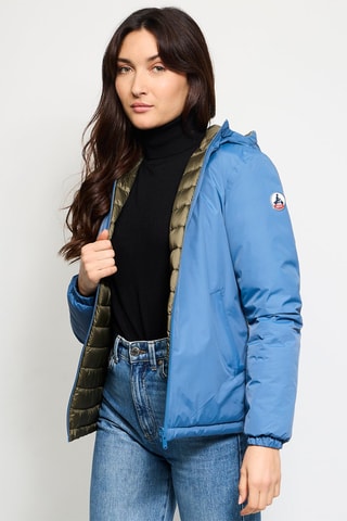 Doudoune réversible Vienne - Bleu et Kaki