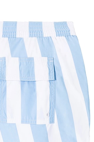Calções de banho Deauville - Azul-celeste e branco