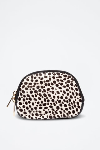 Porta-moedas em couro - Preto