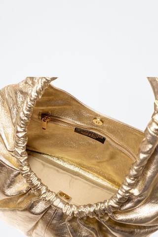 Mala em couro Arzignano - Dourado