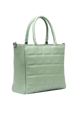 Mala de couro Verde-hortelã