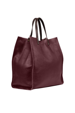 Mala em couro - Bordô