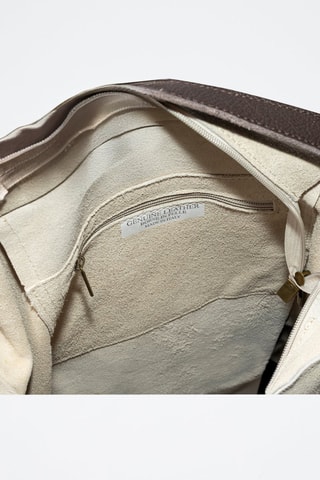 Mala em nobuck - Bege