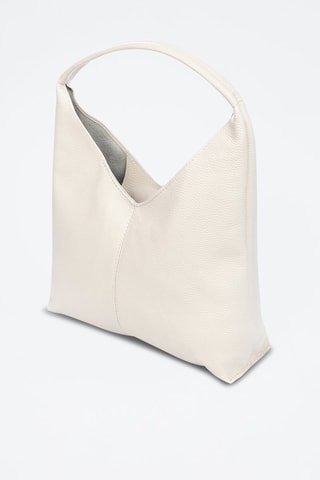 Mala de couro Bagni - Bege