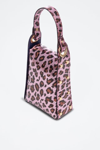 Mala de nobuck Alviano - Dourado-rosa