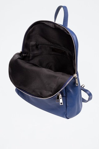 Mochila em couro Azul