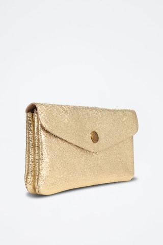 Pochete em couro Alseno - Dourado