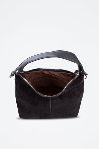 Sac porté épaule en cuir Atina - Noir
