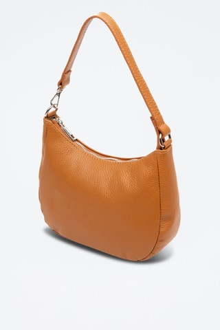 Mala de ombro em couro Altivole 
Castanho