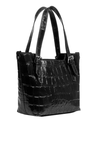 Mala de ombro em couro Preto