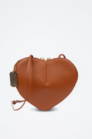 Mala a tiracolo de couro Barbaresco - Camel