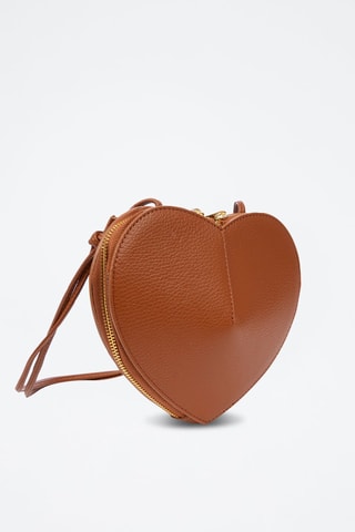 Mala a tiracolo de couro Barbaresco - Camel