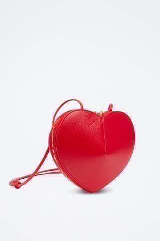 Mala a tiracolo de couro Barbaresco - Vermelho